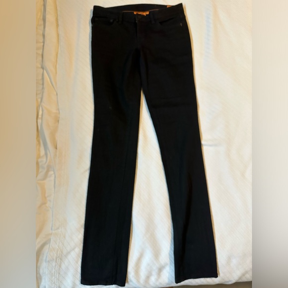Tory Burch Vintage Super Skinny Jeans in Black Size 27 - Picture 2 of 5